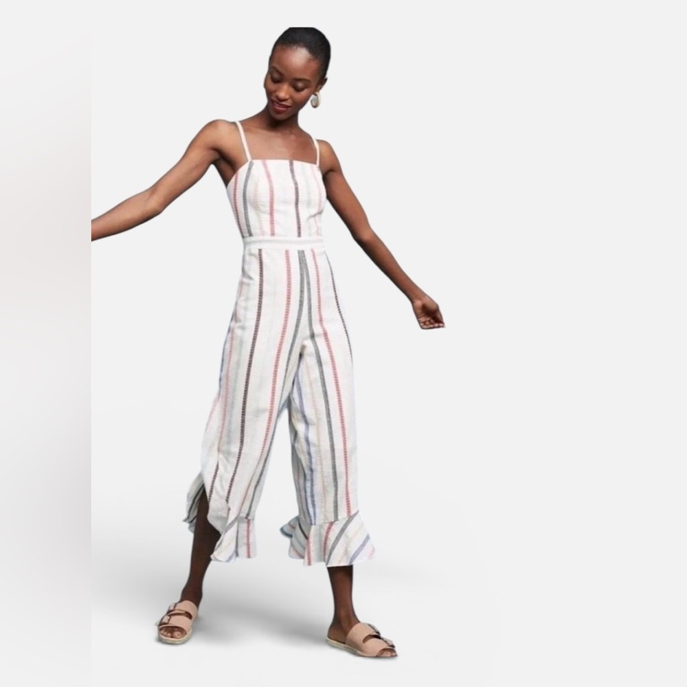 Anthropologie Red Carter Everly Jumpsuit Size Medium
